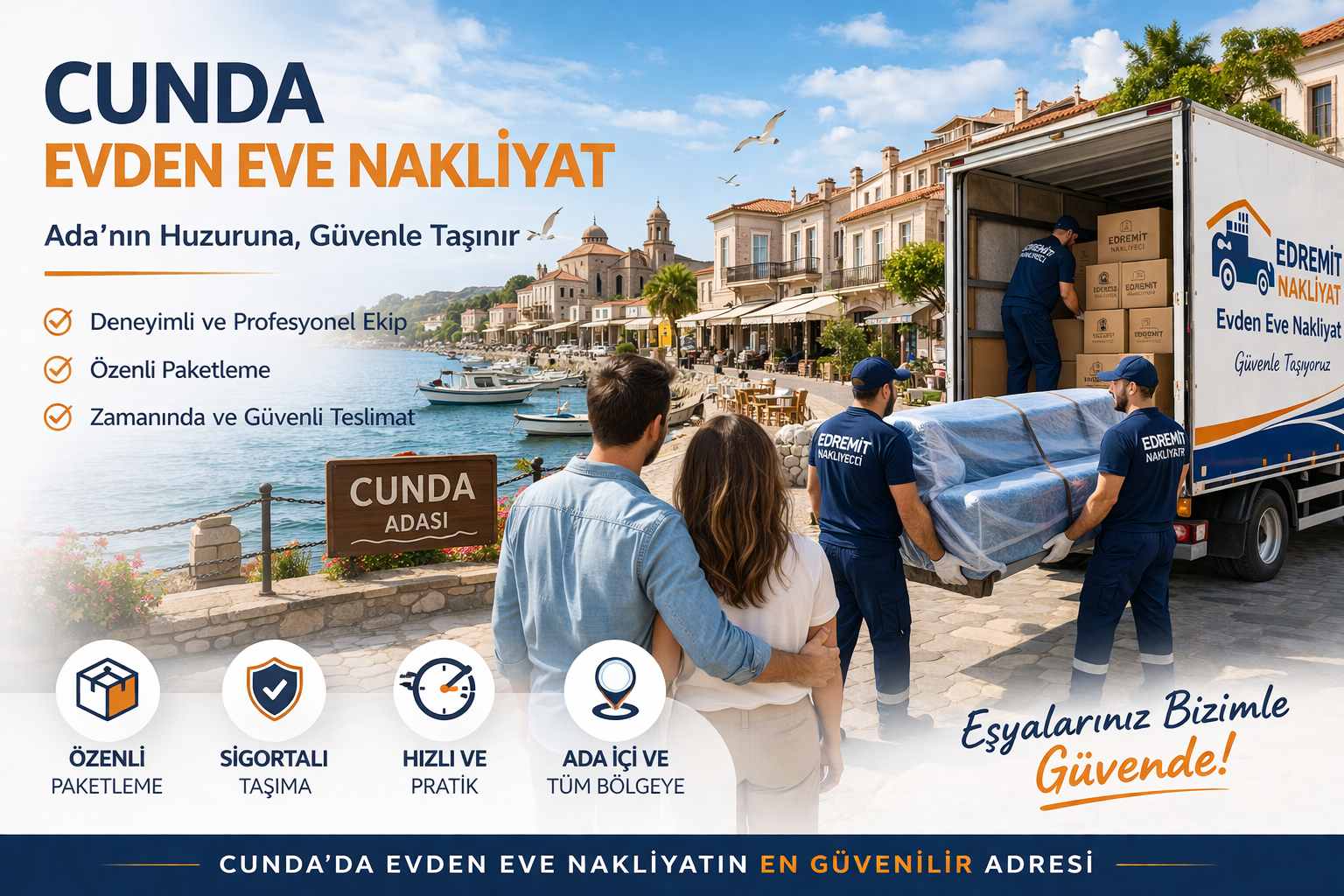 Cunda Evden Eve Nakliyat